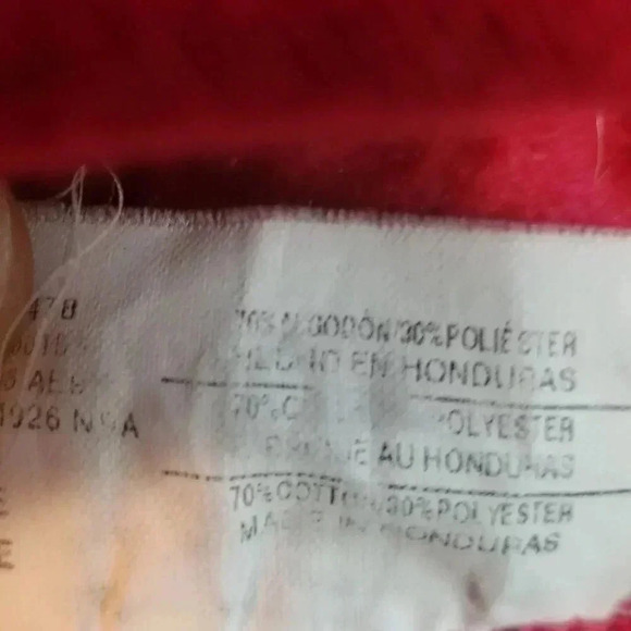 Hanes Snow in Love Red Christmas Sweatshirt Sz XXL - Picture 4 of 4